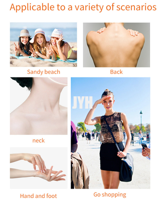 UVA UVB PA 50+++水基盤Sunblockは首のための構造の化粧品に直面する