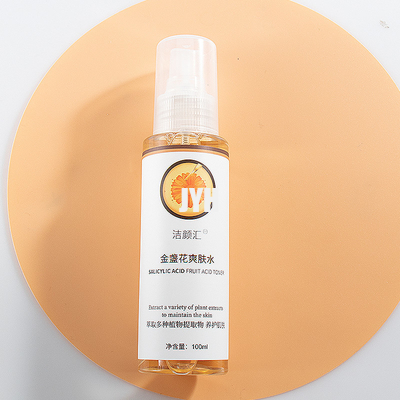 Calendulaの美顔術のトナー100mlを白くする自然な有機性顔のトナーの皮のトナー