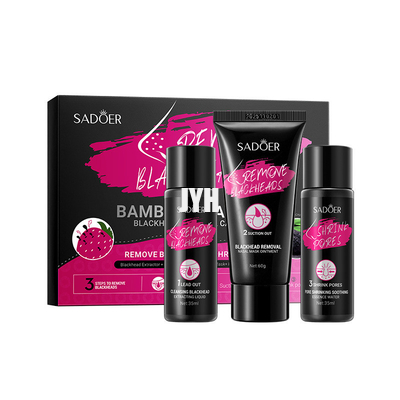 70ml男性Skincareプロダクト タケ木炭Blackheadの取り外しの心配のキット