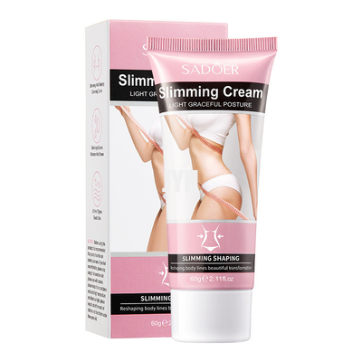 女性のBodycareの化粧品のクリームを細くする熱くする減量の脂肪質の焼跡の熱く自然な美