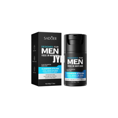 柔らかいクリームの反老化する表面保湿剤を保湿する50g男性Skincareプロダクト表面