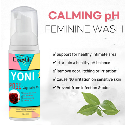 60ML OEMのスキン ケア プロダクトによってはPHがバランスをとった毎日の清潔になる女らしく親密な心配の洗浄の殺菌する