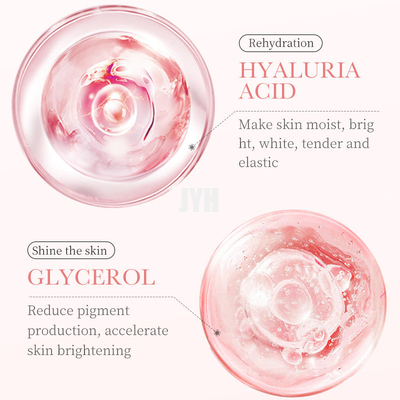 クリーム50gをきつく締めるローズのHyaluronic酸の保湿剤の美顔術のクリーム色の明るくなる皮