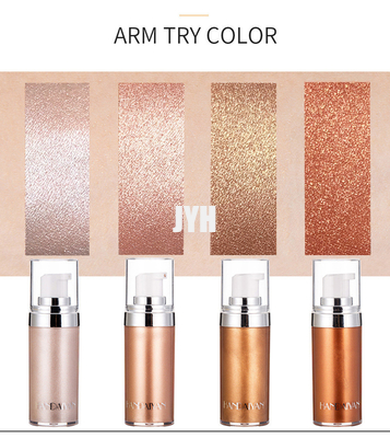 20ml表面およびボディLuminizerの蛍光ペンのクリーム色の液体のBronzer照明器白熱ぴかぴか光る構造の基礎