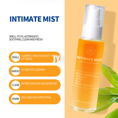 100ML OEMのスキン ケア プロダクト親密な区域をむずむずさせるための自然なバランスPHの女らしい心配の霧