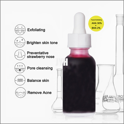 MSDS OEM スキンケア製品 中性 AHA フルーツ酸液体 キューティクルを柔らかくする ニキビを除去する 黒ずみ フェイシャル エッセンス